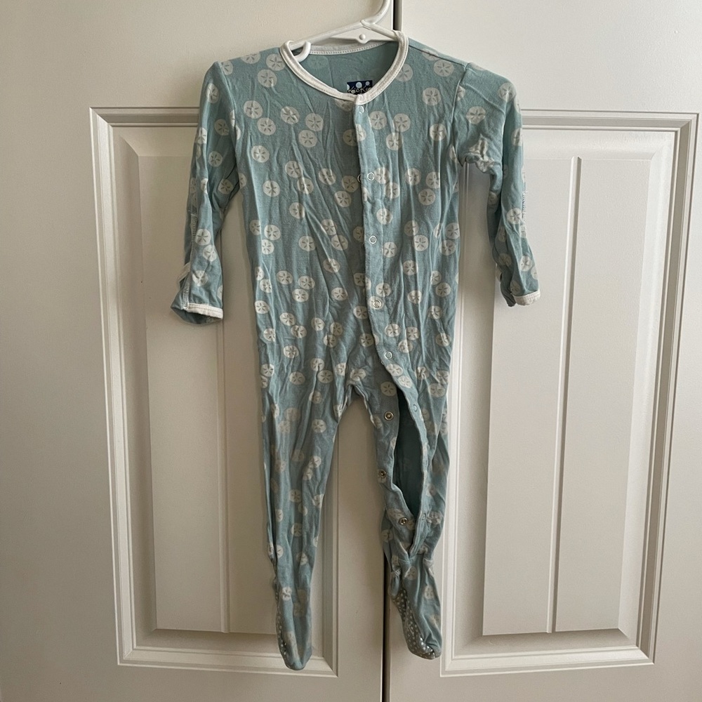 KICKEE PANTS SEA SHELL PATTERN 9-12M